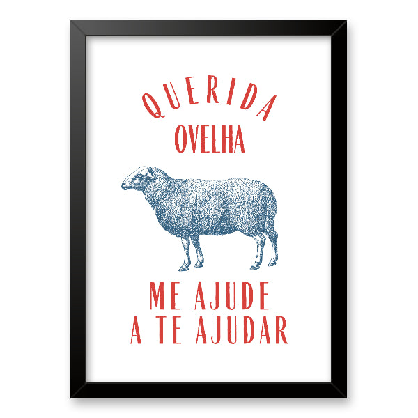 Quadro Querida Ovelha
