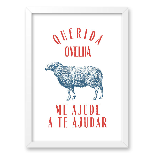 Quadro Querida Ovelha