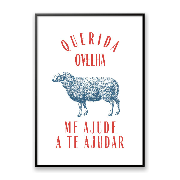 Quadro Querida Ovelha