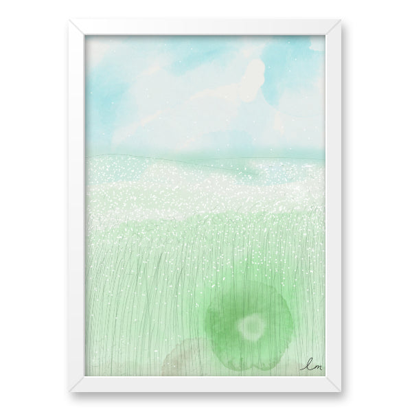 Quadro Campos Brancos