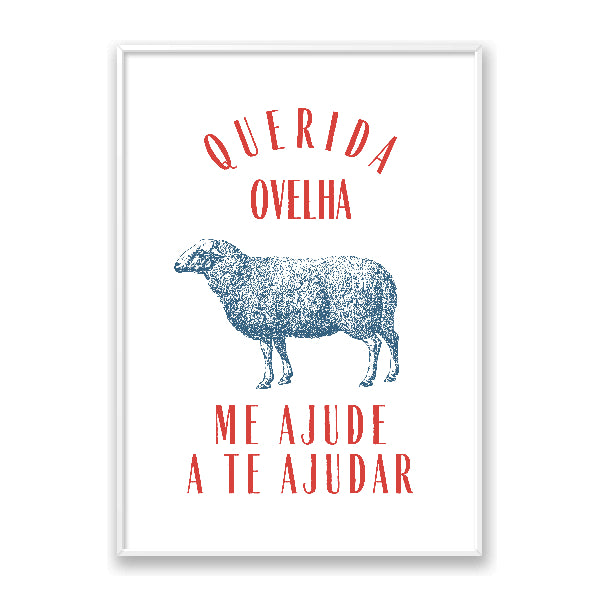 Quadro Querida Ovelha