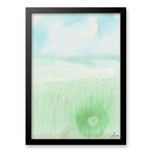 Quadro Campos Brancos