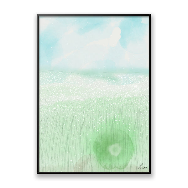 Quadro Campos Brancos