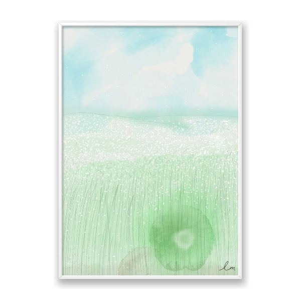 Quadro Campos Brancos